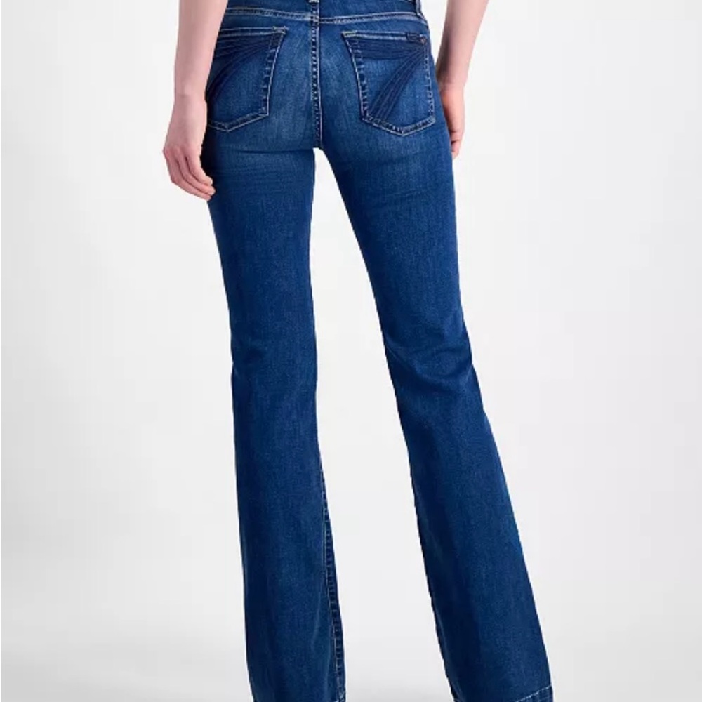 7 For All Mankind Blue Flare Jeans